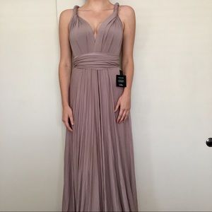 Lulus Taupe Maxi Dress